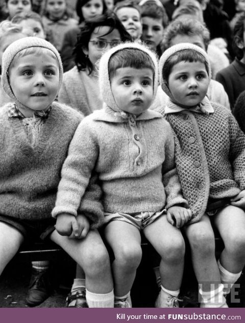 Children Watching Story of St. George and the Dragon