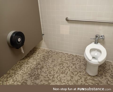 Making the disabled people work for their toilet paper