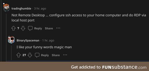 When you try to give an advice