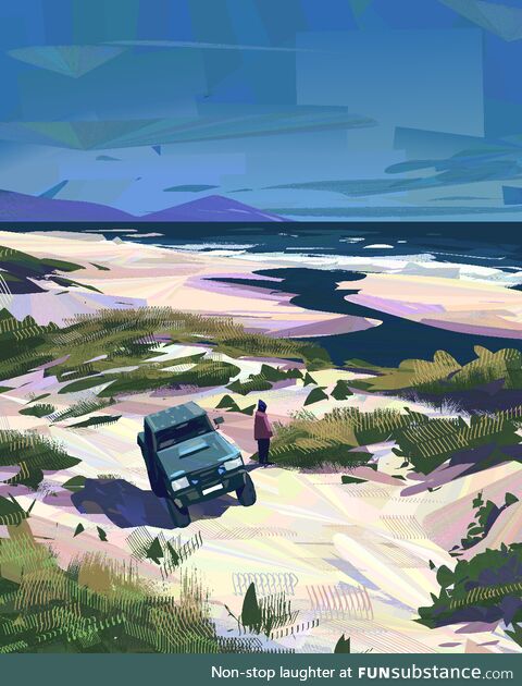 A warm day at the beach