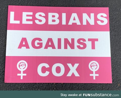 Maryland’s entry for best political yard sign