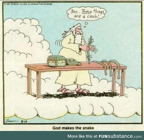 God makes the snake