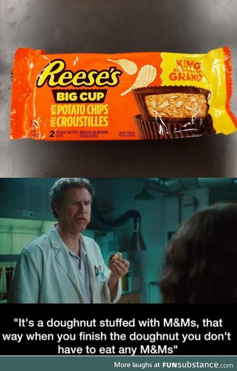 My first though upon seeing the new Reese's product