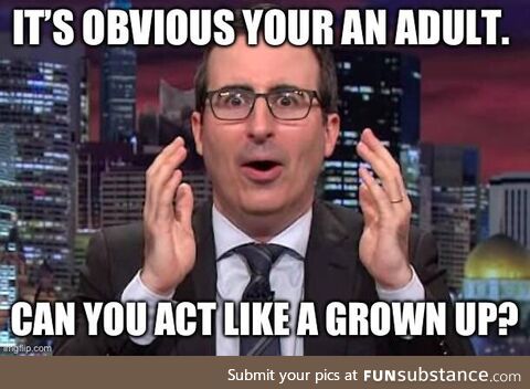 Would John Oliver ask this question about this protest. Or would he support it