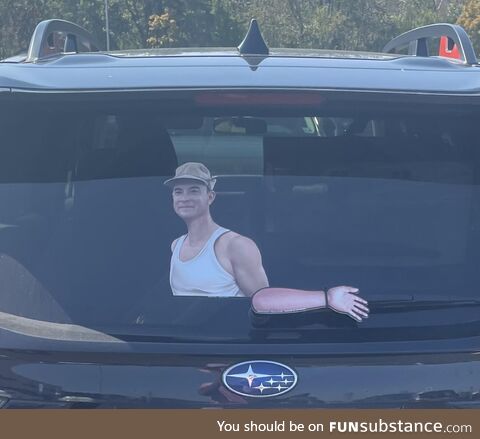 This rear windshield wiper