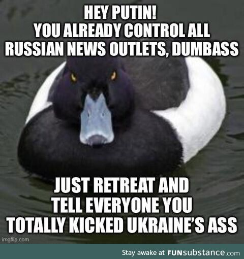 You’re already producing deepfakes and lying your @ss off about the war. Why not?