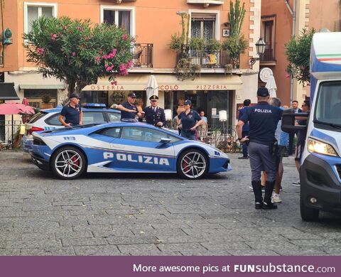 Sicilian police car