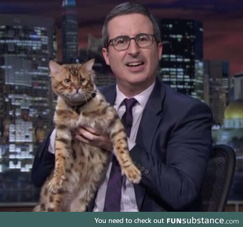 Day Six of John Oliver and I giving out compliments until  takes away all awards