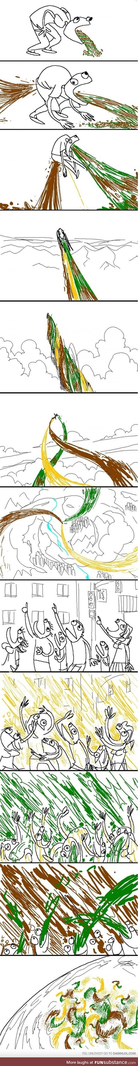 Spiteful low-budget monastic