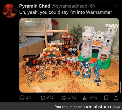 Wide impressionable placid