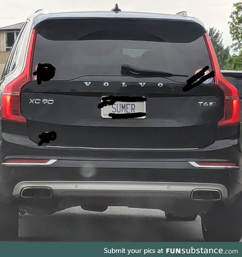 They loved this Bronze Age city-state so much they paid for a custom license plate