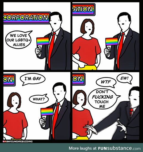 Corporations during pride month