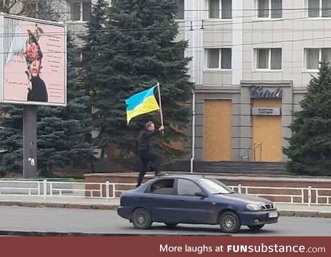 Kherson, Ukraine, has been liberated today