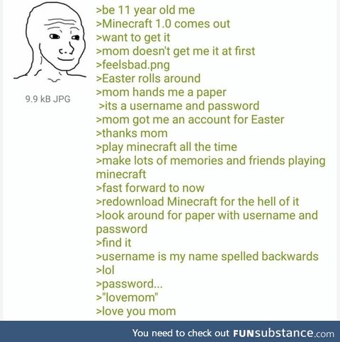 Anon loves his mom