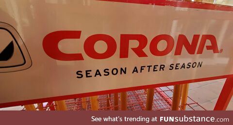 The store had this side of the display facing the wall away from customers