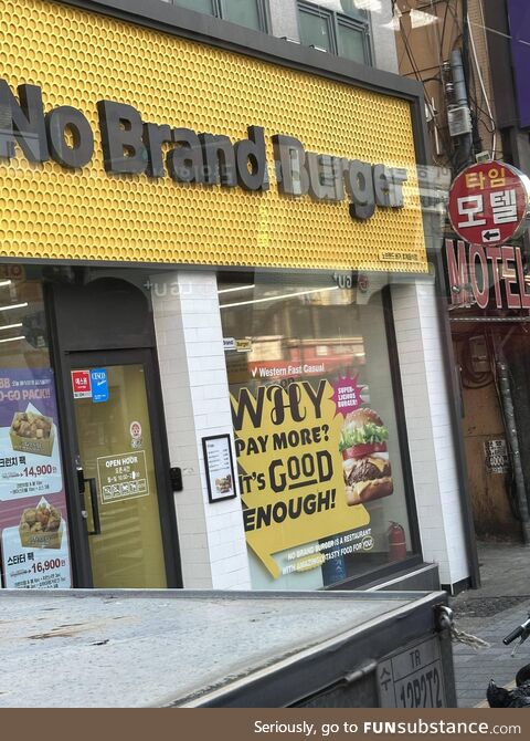 You want a burger and you're willing to compromise