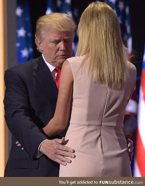 The really weird way that Donald Trump greets his daughter