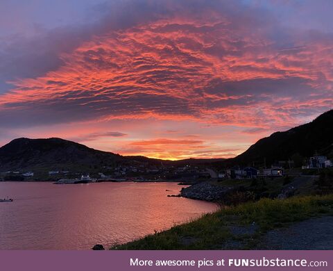 Sunrise in Newfoundland
