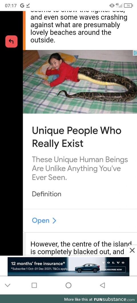I have possibly found the most stupid web advert ever. "Unique People Really Exist, bro!"