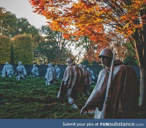 Image of the Korean War Veterans Memorial in Washington, D.C