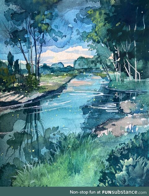 Painted this today! Pretty happy with it! [OC]