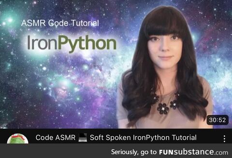 Wtf? Asmr code tutorial…