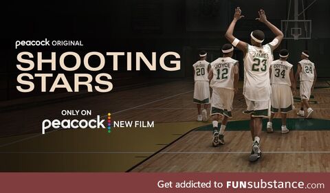 It takes a team to make a legend. Watch Shooting Stars, the new Peacock Original film