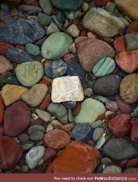 Some rocks in a river (OC)