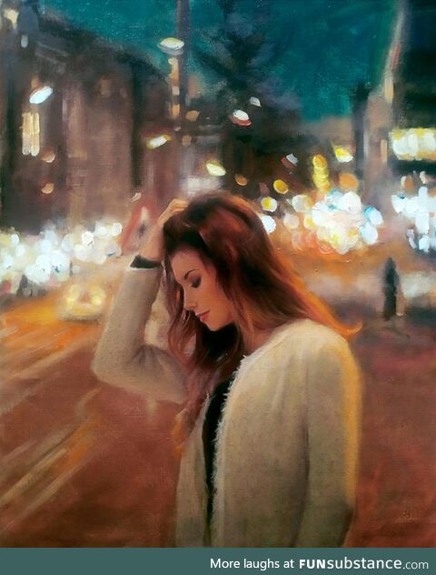 My work. Oil painting 40x50 cm