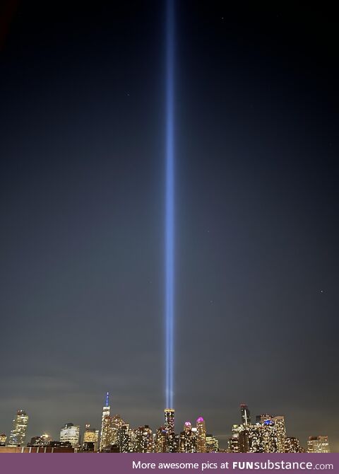 View of NYC on 9/11 2023