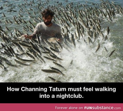 Channing Tatum in a nightclub