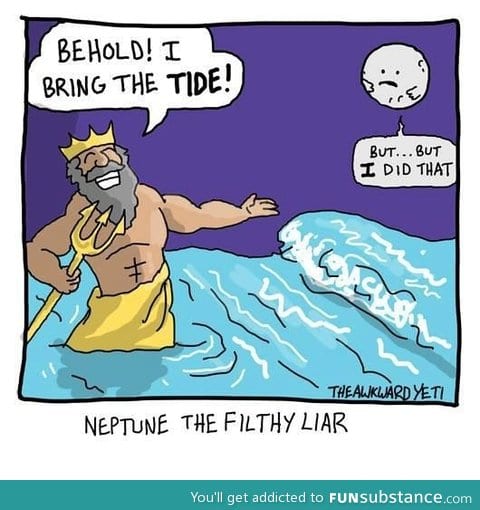 Neptune king of the sea