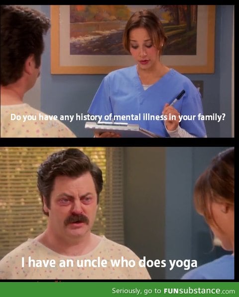 Ron swanson's check-Up