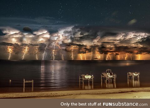 Lightning over Lake Ontario - Nature you Crazy!!