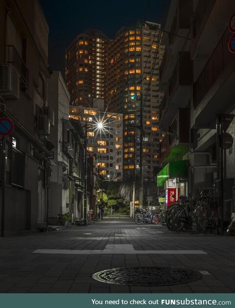 A quiet night in Tokyo, Japan