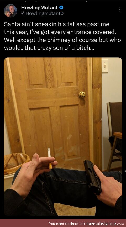 Merry Christmas, ya filthy animal