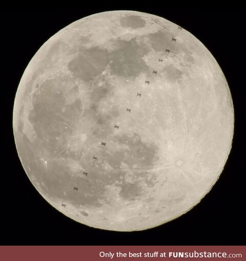 Successful recording of an ISS transit after 2 years of failures