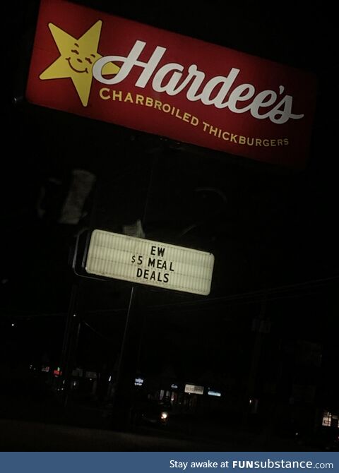 Self aware Hardees