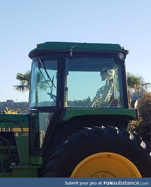 This poor farmer has been working himself to the bone