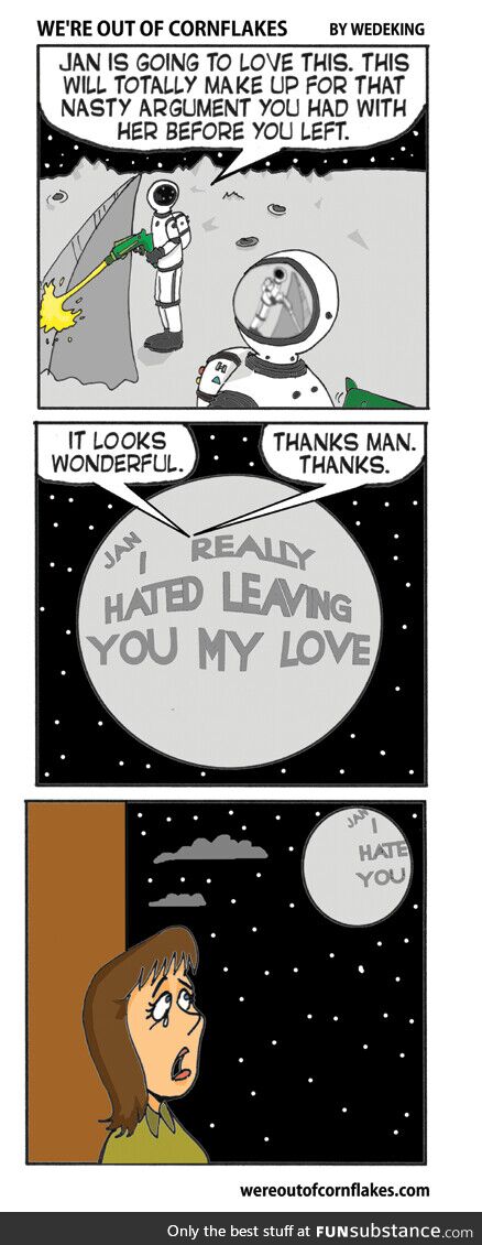 Message from the moon