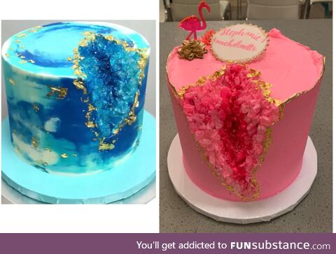 While we're on the topic of cakes. Left is what the wife ordered to the right is what she