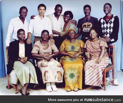 Young Barack Obama in Kenya