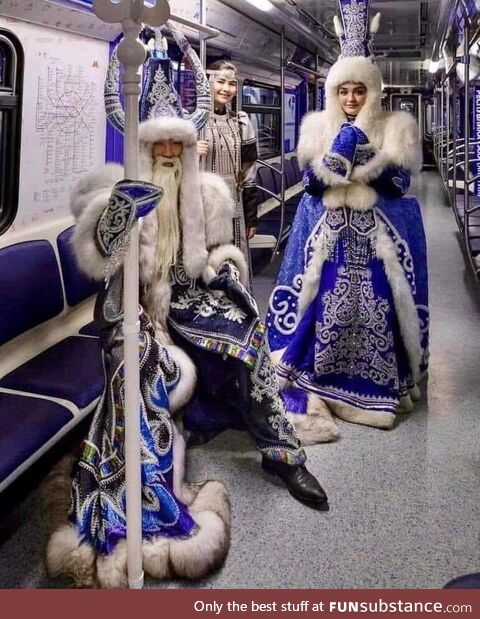 Russia doesn’t have Santa Claus, we have Father Frost. Much more badass