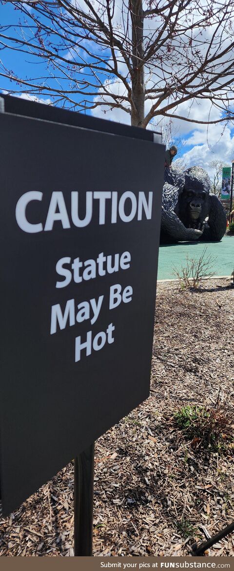Correction: Statue IS hot