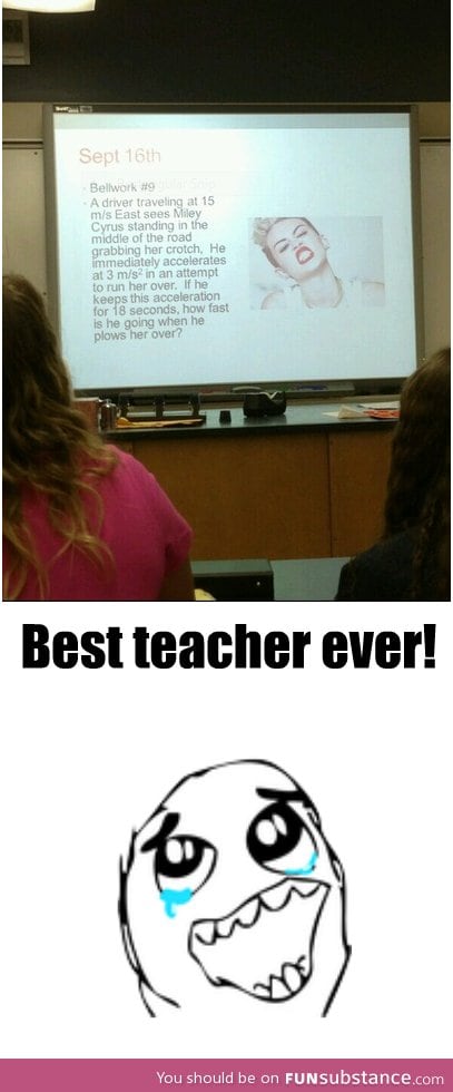 Cool teacher
