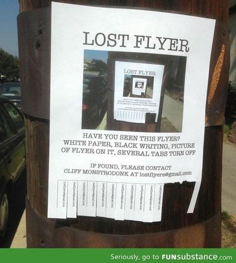 Lost flyer inception