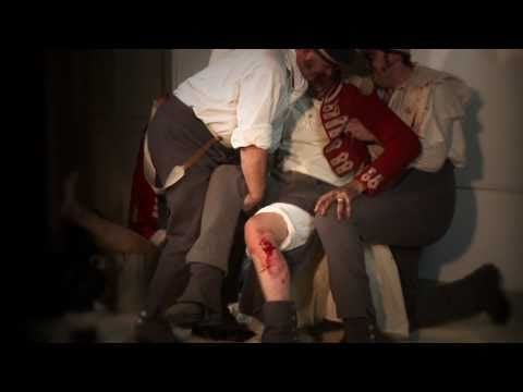 Realistic demonstration of surgery during the Napoleonic wars