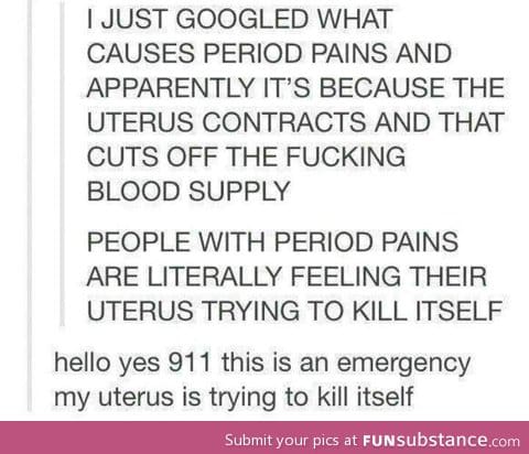 What causes period pains