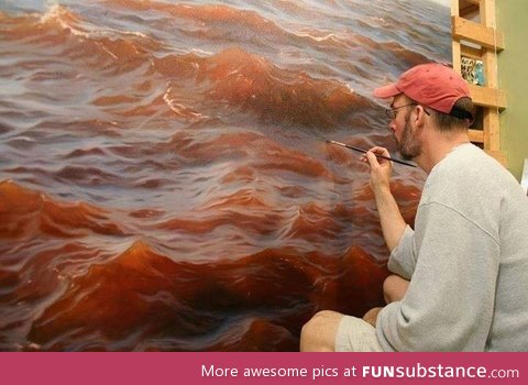 Amazing painting of water