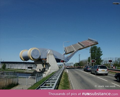 A real bridge in the netherlands